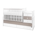 Letto MAXI PLUS NEW white+string /Telaio a doghe - livello 2/